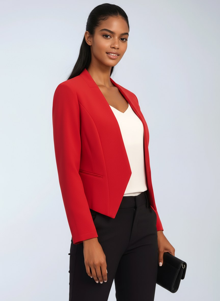 Sabrina | Women's Open-Front Blazer, Short Elegant Jacket | My Sweet Wardrobe