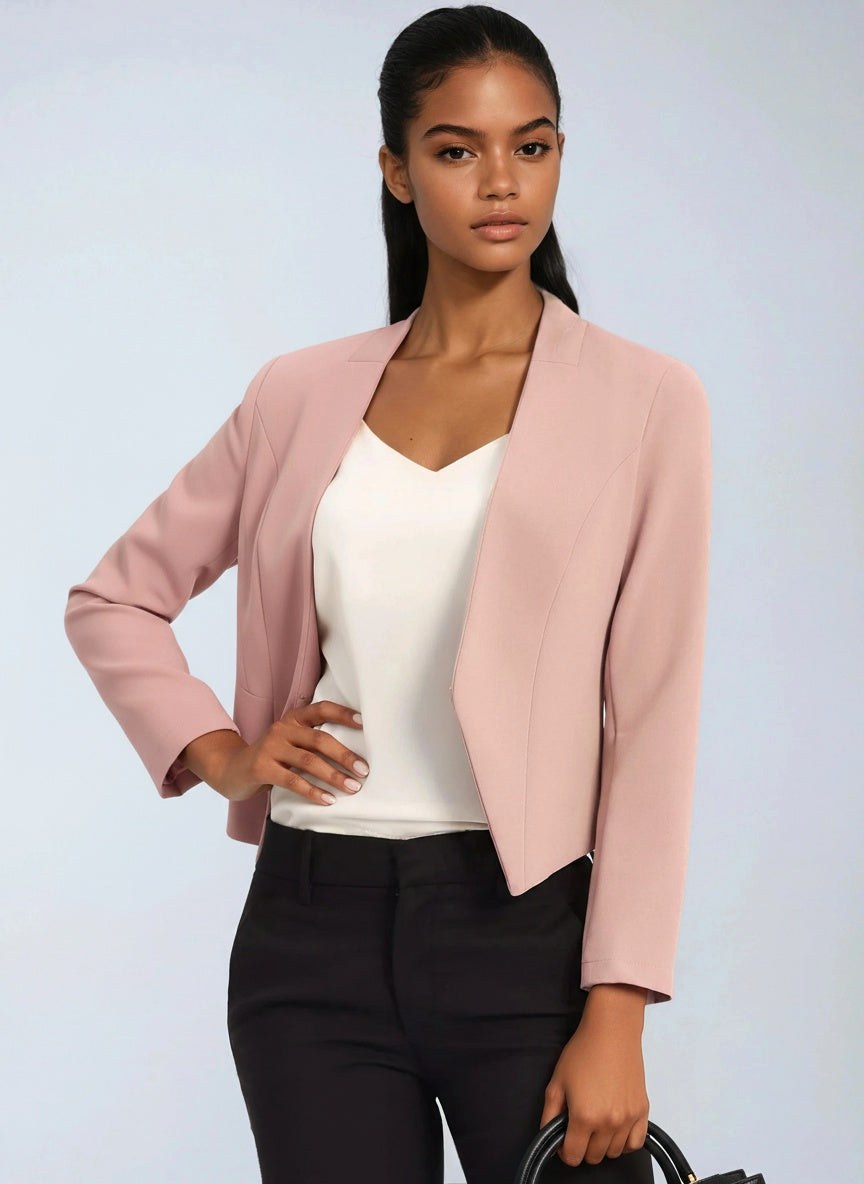 Sabrina | Women's Open-Front Blazer, Short Elegant Jacket | My Sweet Wardrobe