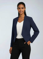Sabrina | Women's Open-Front Blazer, Short Elegant Jacket | My Sweet Wardrobe