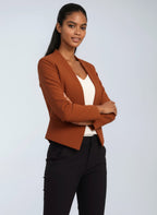 Sabrina | Women's Open-Front Blazer, Short Elegant Jacket | My Sweet Wardrobe