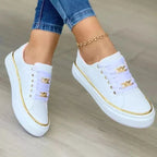 Scarlett | Women's Orthopaedic Walking Shoes, Cushioned Daily Wear | My Sweet Wardrobe | White