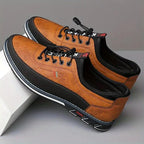 Scott | Men's Oxford Shoes with Vegan Leather Upper, Handcrafted Formal Shoes | Dressific | Grey