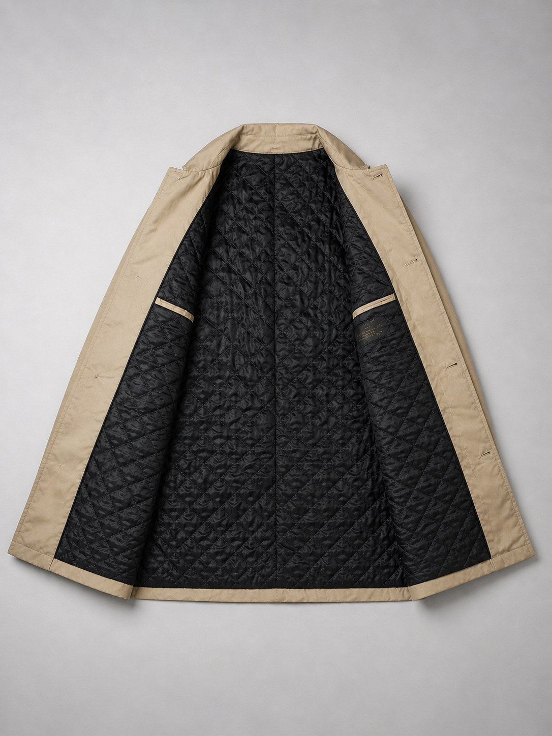 Scott | Men's Tailored Longline Coat, Button Front Overcoat | My Sweet Wardrobe