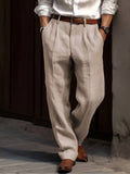Sean | Men's Classic Pleated Trousers, Comfortable Dress Trousers | My Sweet Wardrobe