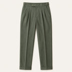 Shane | Men's High Waist Double Pleated Trousers, Tailored Formal Trousers | Dressific