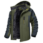 Simon | Men's Warm Wind- and Waterproof Winter Jacket, Insulated Autumn Jacket | My Sweet Wardrobe | Green