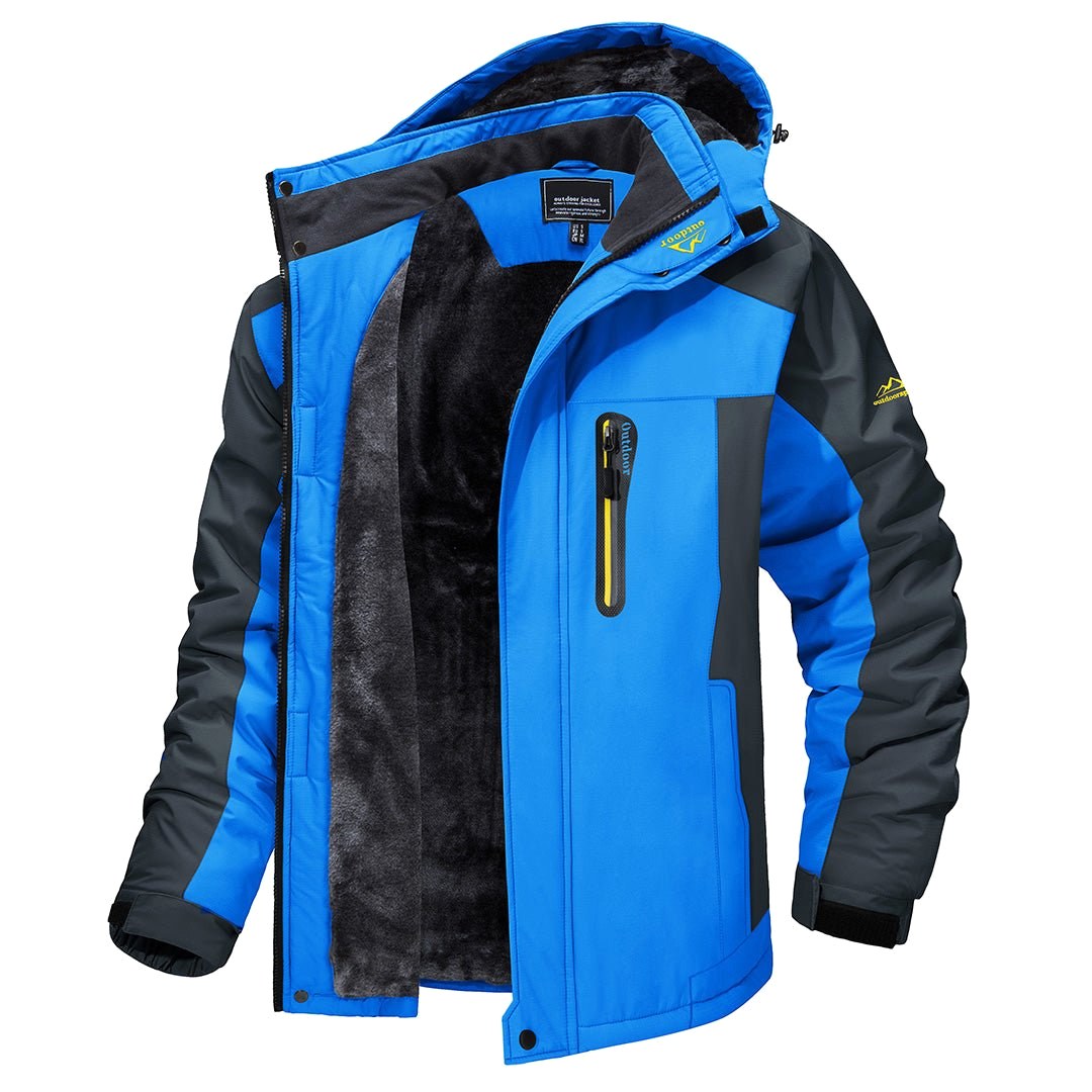 Simon | Men's Warm Wind- and Waterproof Winter Jacket, Insulated Autumn Jacket | My Sweet Wardrobe | Green