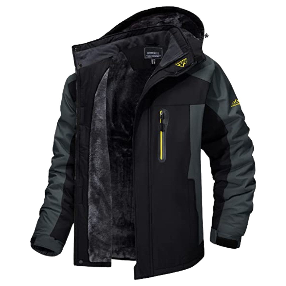 Simon | Men's Warm Wind- and Waterproof Winter Jacket, Insulated Autumn Jacket | My Sweet Wardrobe | Green