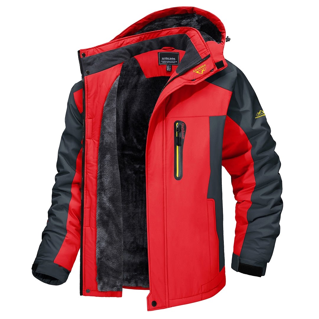 Simon | Men's Warm Wind- and Waterproof Winter Jacket, Insulated Autumn Jacket | My Sweet Wardrobe | Green