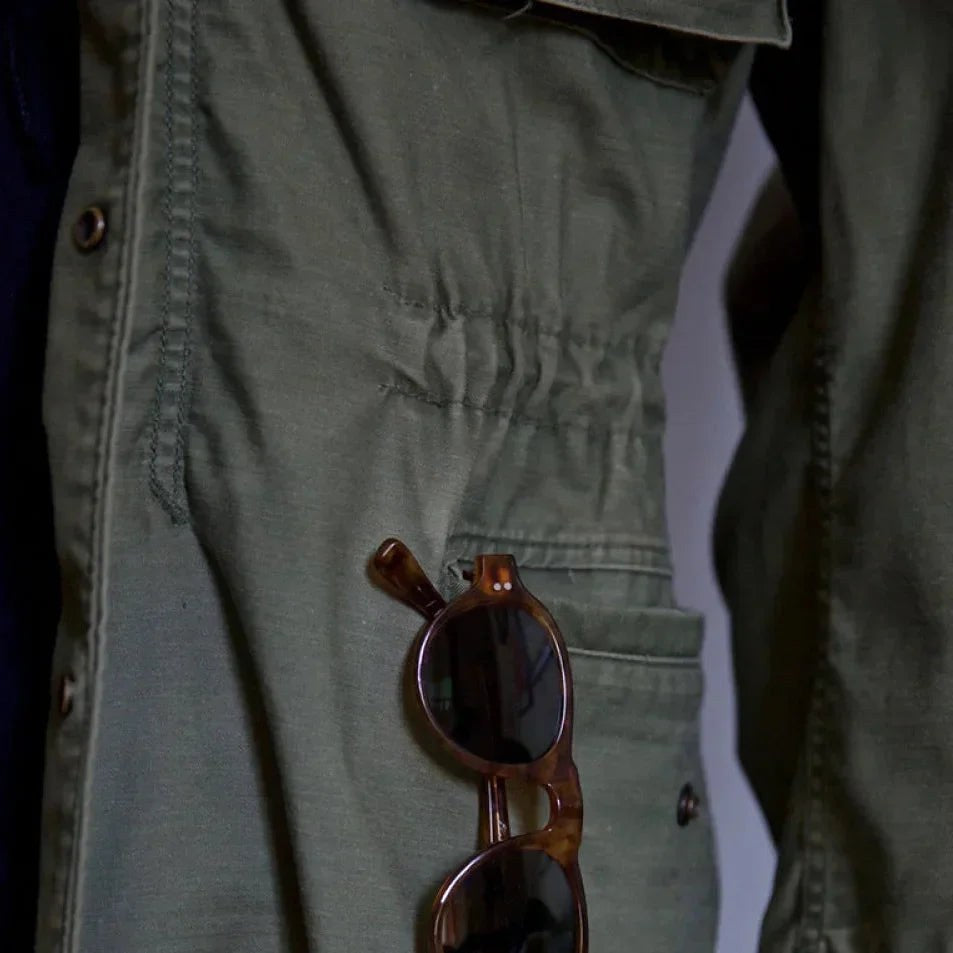 Simon | Men's Military Field Jacket, Adjustable Drawstring Outdoor Jacket | My Sweet Wardrobe