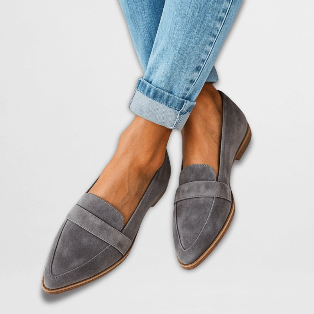 Sophie | Women's Suede Loafers, Cushioned Everyday Shoes | My Sweet Wardrobe