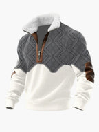 Spencer | Men's High-Neck Fleece Jumper, Warm Layering Jumper | My Sweet Wardrobe
