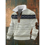 Spencer | Men's High-Neck Fleece Jumper, Warm Layering Jumper | My Sweet Wardrobe