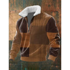 Spencer | Men's High-Neck Fleece Jumper, Warm Layering Jumper | My Sweet Wardrobe