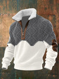 Spencer | Men's High-Neck Fleece Jumper, Warm Layering Jumper | My Sweet Wardrobe
