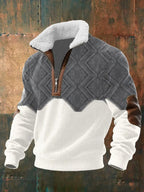 Spencer | Men's High-Neck Fleece Jumper, Warm Layering Jumper | My Sweet Wardrobe