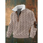 Spencer | Men's High-Neck Fleece Jumper, Warm Layering Jumper | My Sweet Wardrobe