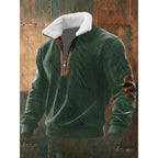 Spencer | Men's High-Neck Fleece Jumper, Warm Layering Jumper | My Sweet Wardrobe