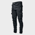 Stuart | Men's Ultra-Stretch Casual Jeans, Slim-Fit Denim Jeans | My Sweet Wardrobe