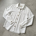 Suzanne | Women's Linen Blend Blouse with Classic Collar, Relaxed Fit Shirt | My Sweet Wardrobe