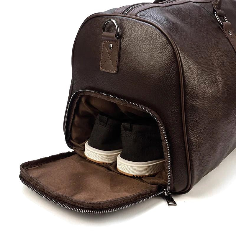Simon | Luxurious Genuine Leather Bag, Elegant Travel Bag | My Sweet Wardrobe
