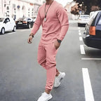 Theodor | Men's Long-Sleeve Tracksuit, Two-Piece Jogger Set | My Sweet Wardrobe | Green