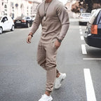 Theodor | Men's Long-Sleeve Tracksuit, Two-Piece Jogger Set | My Sweet Wardrobe | Green