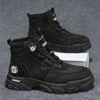 Thomas | Men's Work Boots with Dial Lock System, Heavy Duty Safety Boots | My Sweet Wardrobe | White