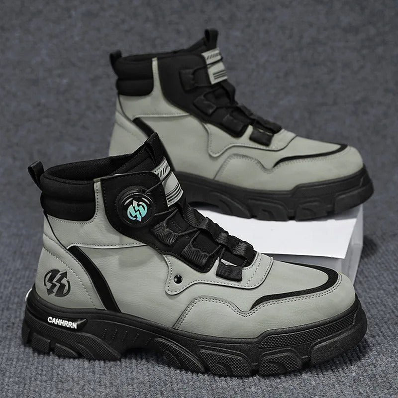 Thomas | Men's Work Boots with Dial Lock System, Heavy Duty Safety Boots | My Sweet Wardrobe