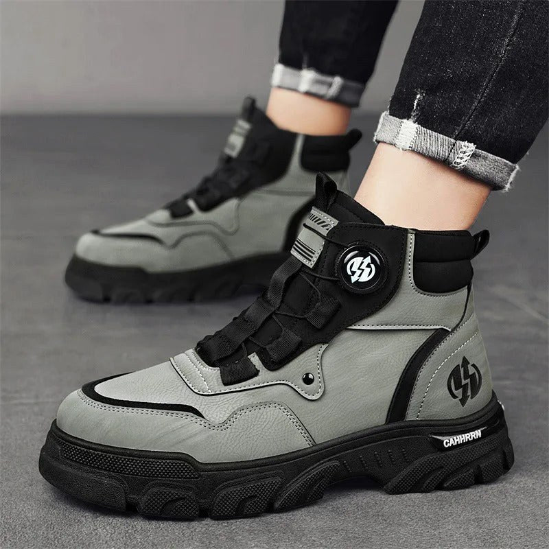 Thomas | Men's Work Boots with Dial Lock System, Heavy Duty Safety Boots | My Sweet Wardrobe