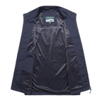 Tobias | Men's Waistcoat with Stand Collar, Quick-Dry & Breathable Functional Gilet | My Sweet Wardrobe | Navy Blue