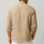 Thomas | Men's Linen Shirt with a Classic Collar – an Elegant Summer Shirt | My Sweet Wardrobe