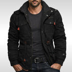 Trevor | Men's Insulated Winter Jacket, Practical Warmth Coat | My Sweet Wardrobe | Black
