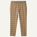 Tristan | Men's Checked Slim Fit Trousers, Smart Casual Trousers | Dressific