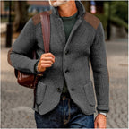Tristan | Men's Knitted Cardigan, Warm Layering Cardigan | My Sweet Wardrobe
