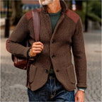 Tristan | Men's Knitted Cardigan, Warm Layering Cardigan | My Sweet Wardrobe