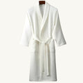 Tyler | Men's Cotton Waffle Lightweight Bathrobe, Spa Robe with Belt | Dressific