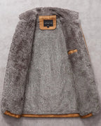 Tyler | Men's Fleece-Lined Coat, Warm Autumn Coat | My Sweet Wardrobe