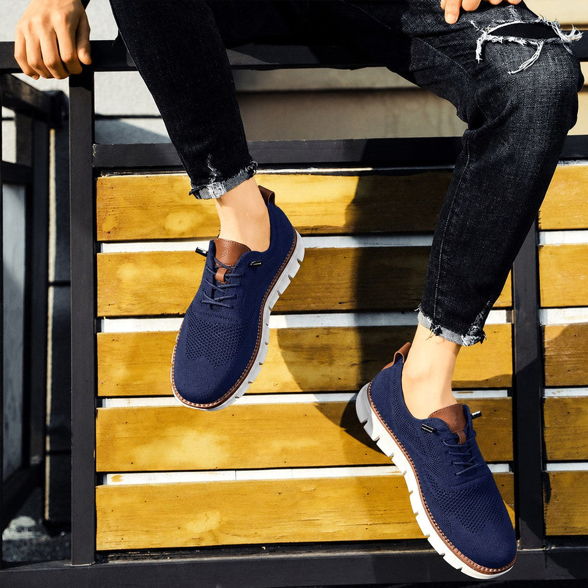 Ulrich | Men's Breathable Everyday Shoes, Comfort Shoes for Daily Use | My Sweet Wardrobe | Caramel