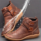 Amanda | Women's Orthopedic Leather Ankle Boots, Waterproof Autumn Boots | My Sweet Wardrobe