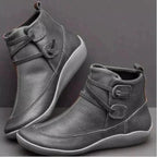 Amanda | Women's Orthopedic Leather Ankle Boots, Waterproof Autumn Boots | My Sweet Wardrobe