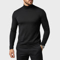 Uwe | Men's Turtleneck Jumper with Slim Fit, Elegant Autumn Jumper | My Sweet Wardrobe | Black