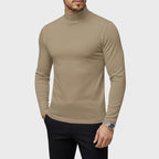 Uwe | Men's Turtleneck Jumper with Slim Fit, Elegant Autumn Jumper | My Sweet Wardrobe | Black