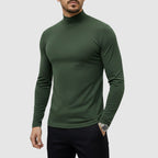 Uwe | Men's Turtleneck Jumper with Slim Fit, Elegant Autumn Jumper | My Sweet Wardrobe | Black
