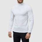 Uwe | Men's Turtleneck Jumper with Slim Fit, Elegant Autumn Jumper | My Sweet Wardrobe | Black