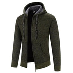 Viktor | Men's Premium Hoodie, Elegant Hooded Sweatshirt | My Sweet Wardrobe | Brown