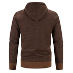 Viktor | Men's Premium Hoodie, Elegant Hooded Sweatshirt | My Sweet Wardrobe | Brown