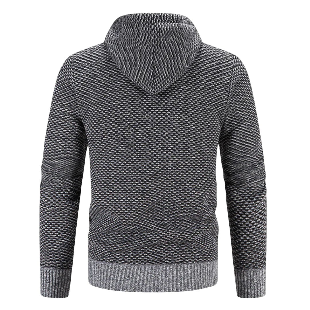 Viktor | Men's Premium Hoodie, Elegant Hooded Sweatshirt | My Sweet Wardrobe | Brown