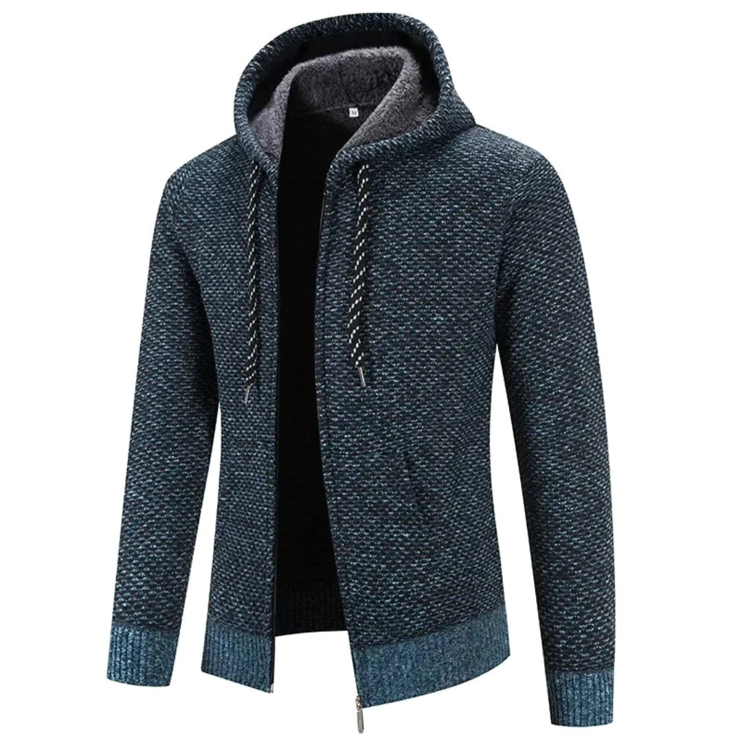 Viktor | Men's Premium Hoodie, Elegant Hooded Sweatshirt | My Sweet Wardrobe | Brown