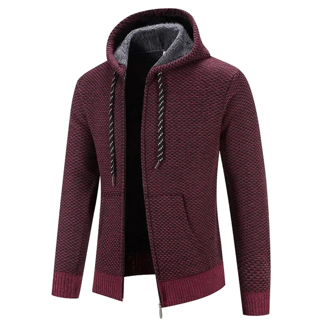 Viktor | Men's Premium Hoodie, Elegant Hooded Sweatshirt | My Sweet Wardrobe | Green